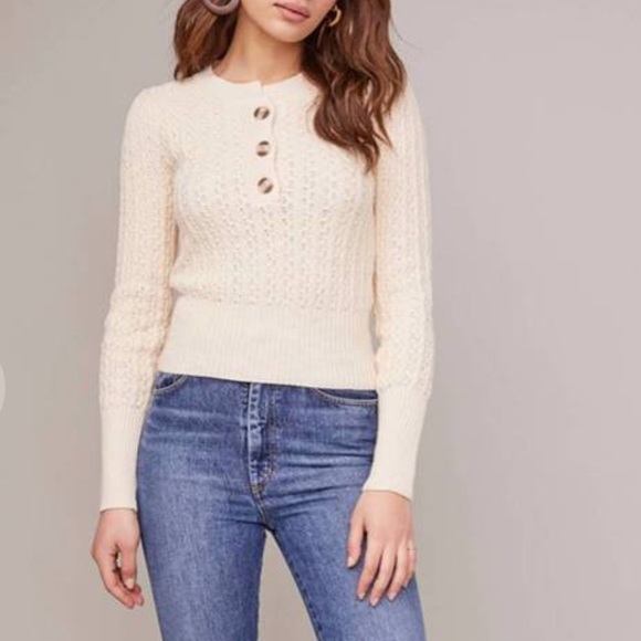 ASTR THE LABEL Aspen Sweater in Cream - Picture 2 of 8